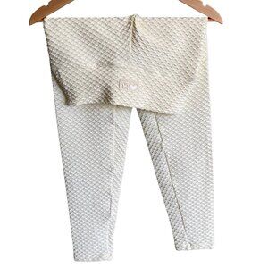 Booty by Brabants Croco Skin Leggings Cream Womens OSFM